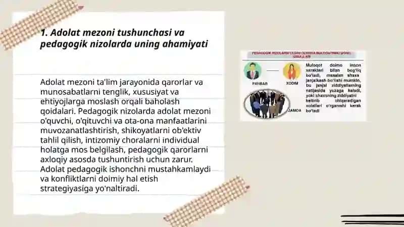Adolat mezoni tushunchasi va pedagogik nizolarda uning ahamiyati 3