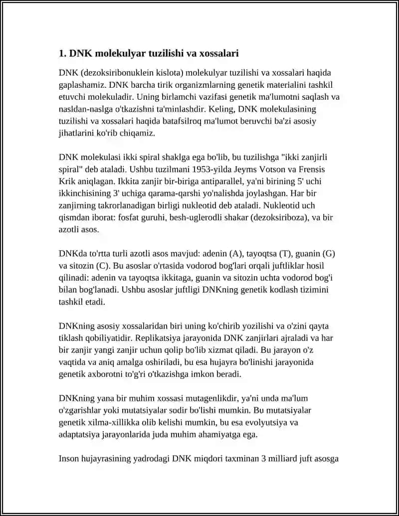 IRSIYATNING MOLEKULYAR ASOSLARI 3