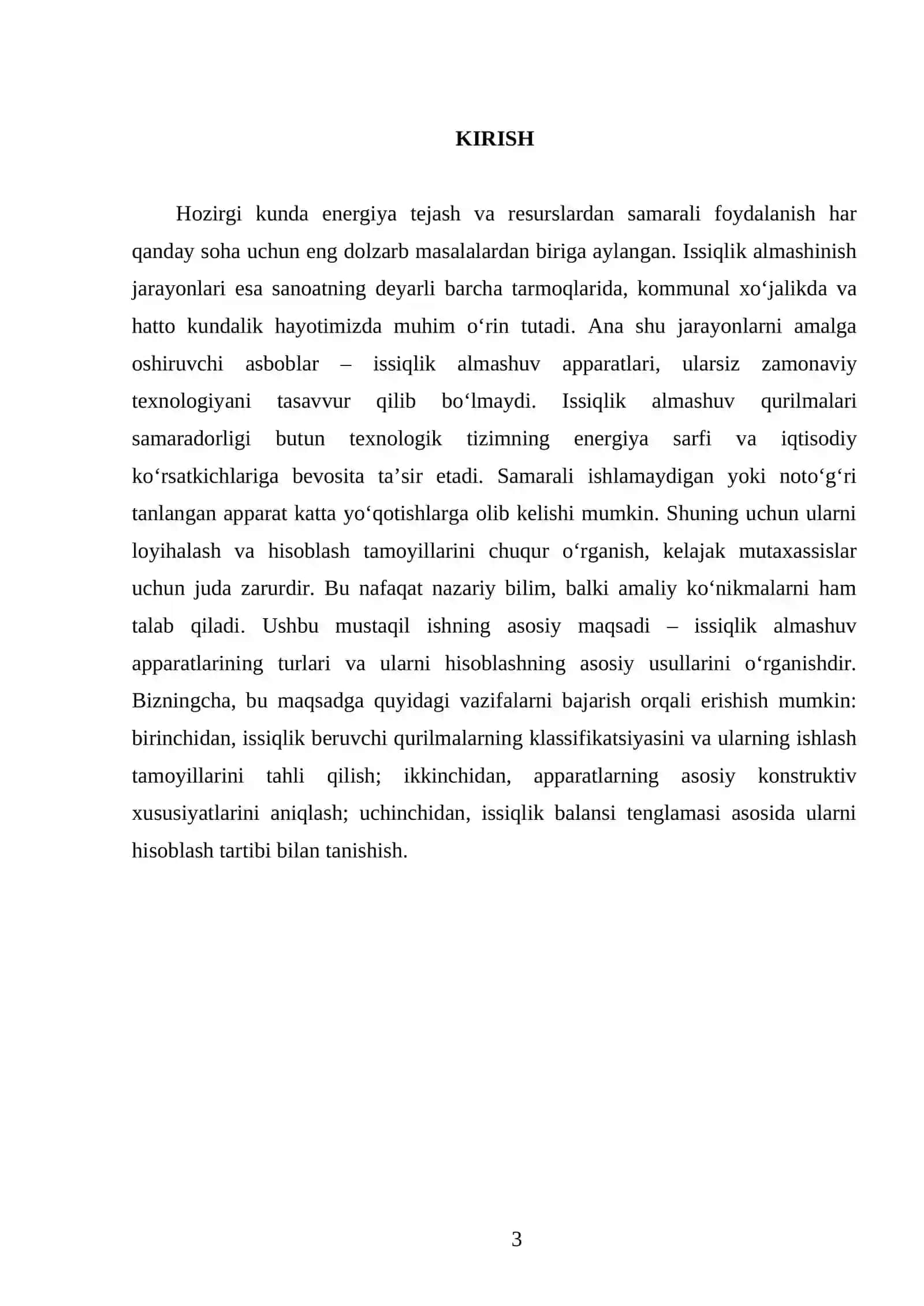 Issiqlik almashuv apparatlari va ularning hisobi 3