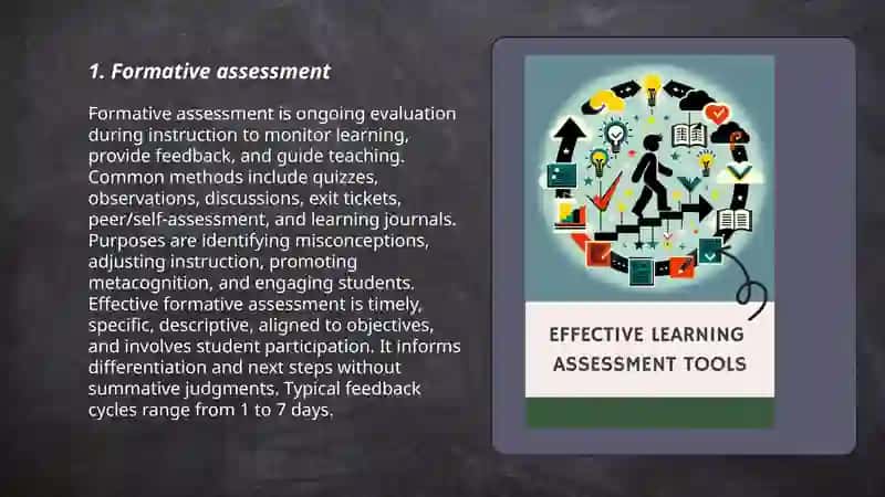 Assessment types and principles 3