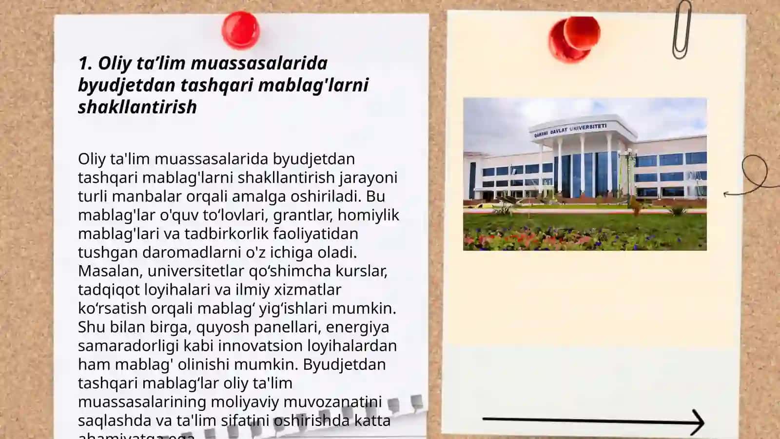 Mavzu: Oliy ta’lim muassasasining byudjetdan tashqari faoliyatini boshqarish 3