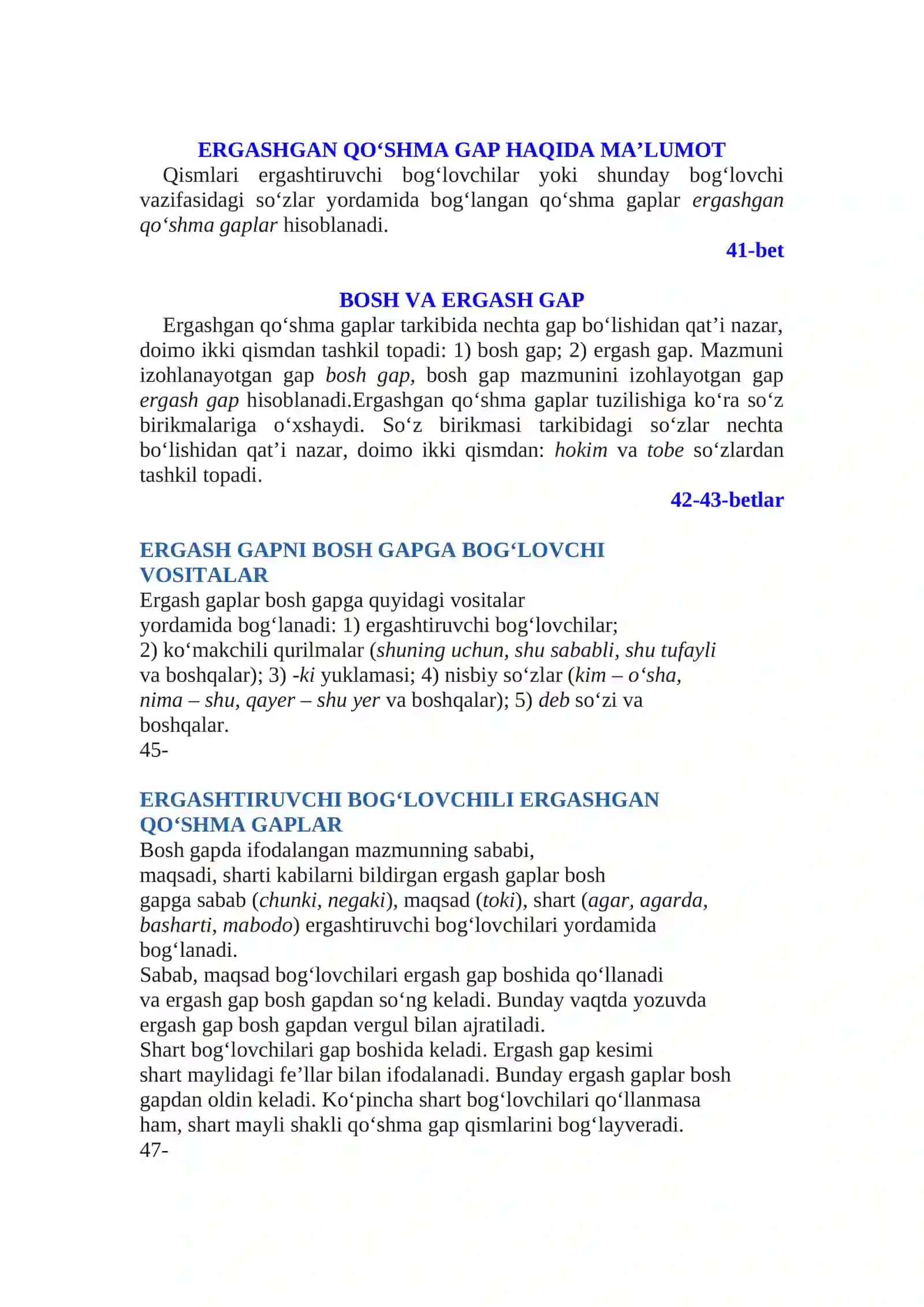 sinf Ona tili darsligi qoidalari 3