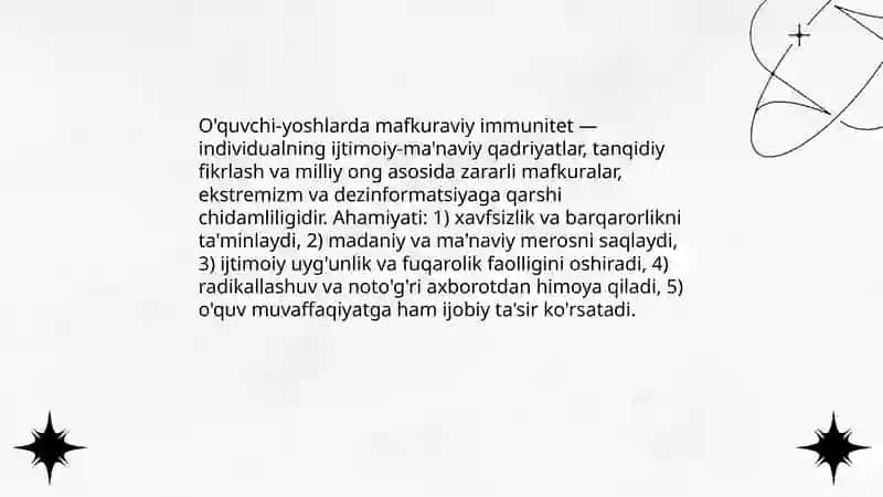 O'quvchi-yoshlarda mafkuraviy immunitet 3