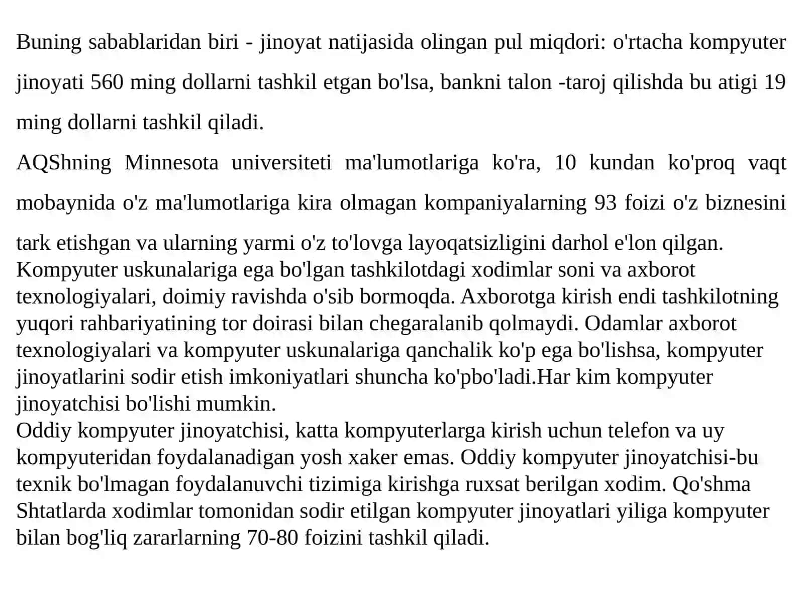 Kompyuter tarmoqlariga ruxsatsiz kirish va buzish 3