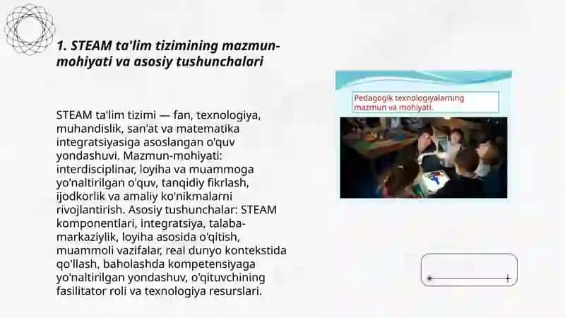 STEAM ta'lim tizimi mazmun-mohiyati 3