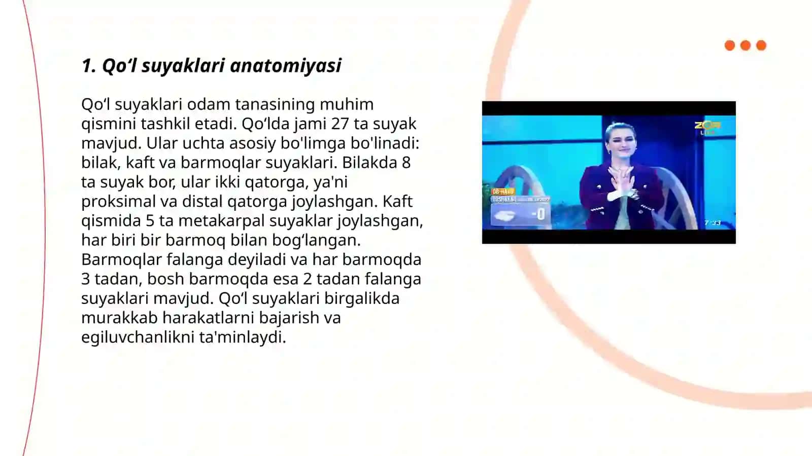 Qoʻlning erkin suyaklari birlashmalari 3