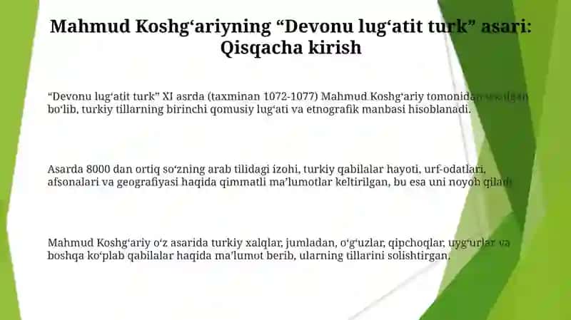 Mahmud Koshg'ariyning "Devonulug'otitturk'asaridagifolklormateriallari" 3