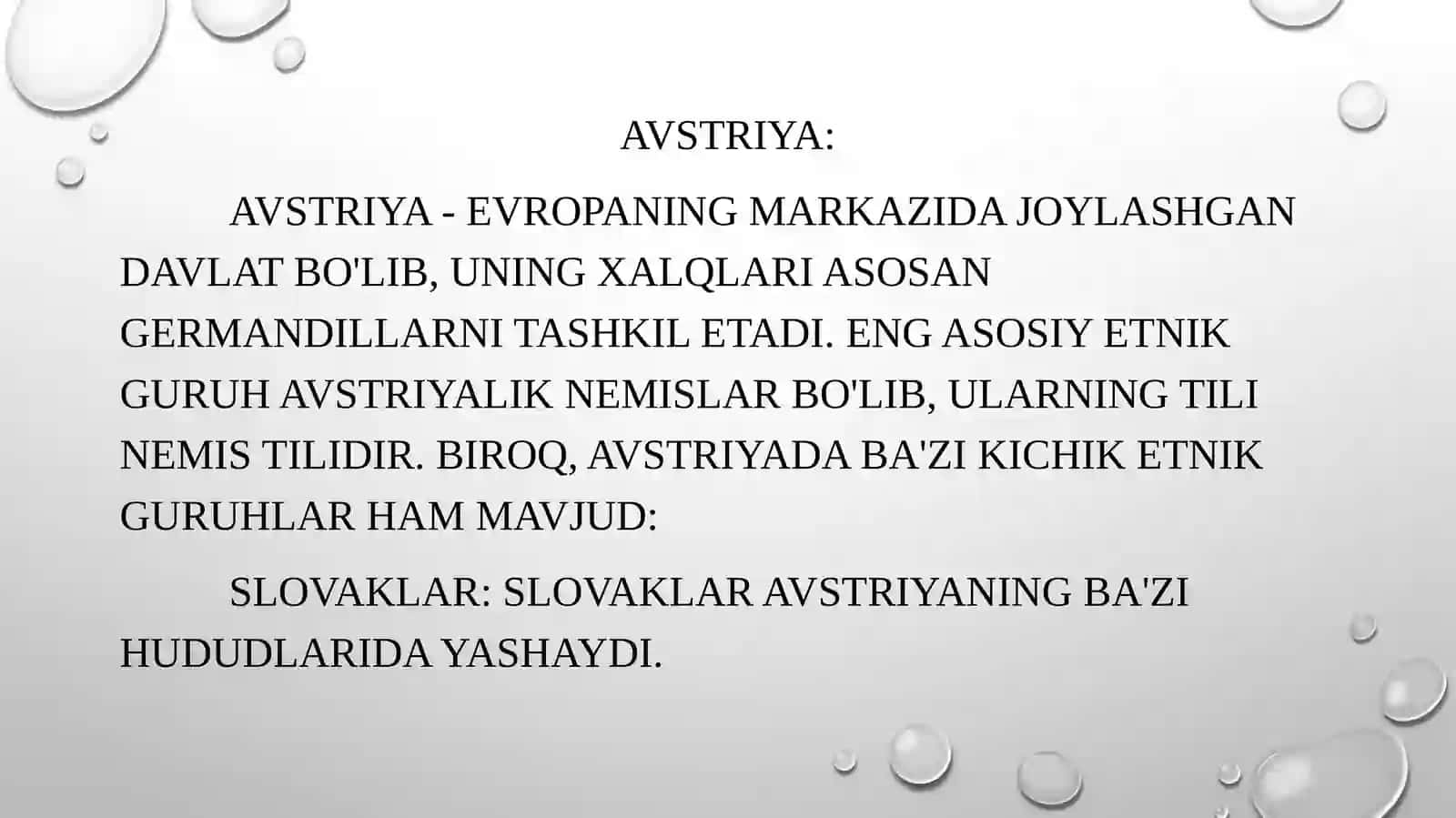 AVSTARILYA VA OKEANIYA, MELANEZIYA VA YANGI GVINEYAXALQLARI ETNALOGIYASI 3