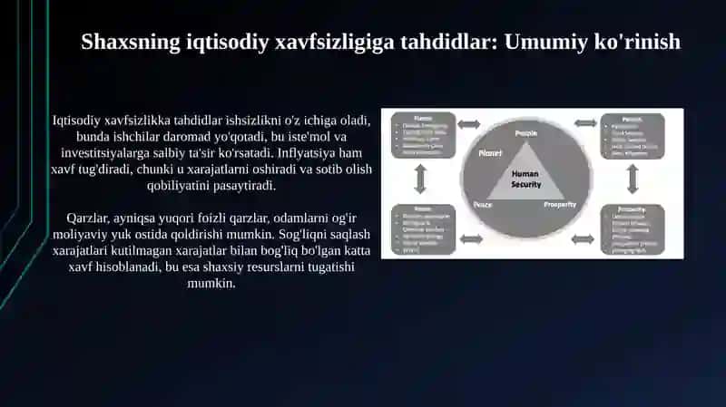 SHaxs iqtisodiy xavfsizligiga ta’sir etuvchi tahdidlar va ularni bartaraf etish yo‘llari 3