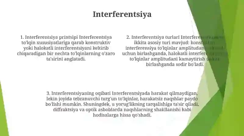 Yorug'Likning To‘Lqin Xususiyatlari 3