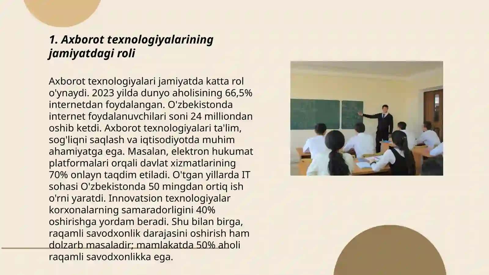Axborotni jamiyatdagi o‘rni va ahamiyati 3