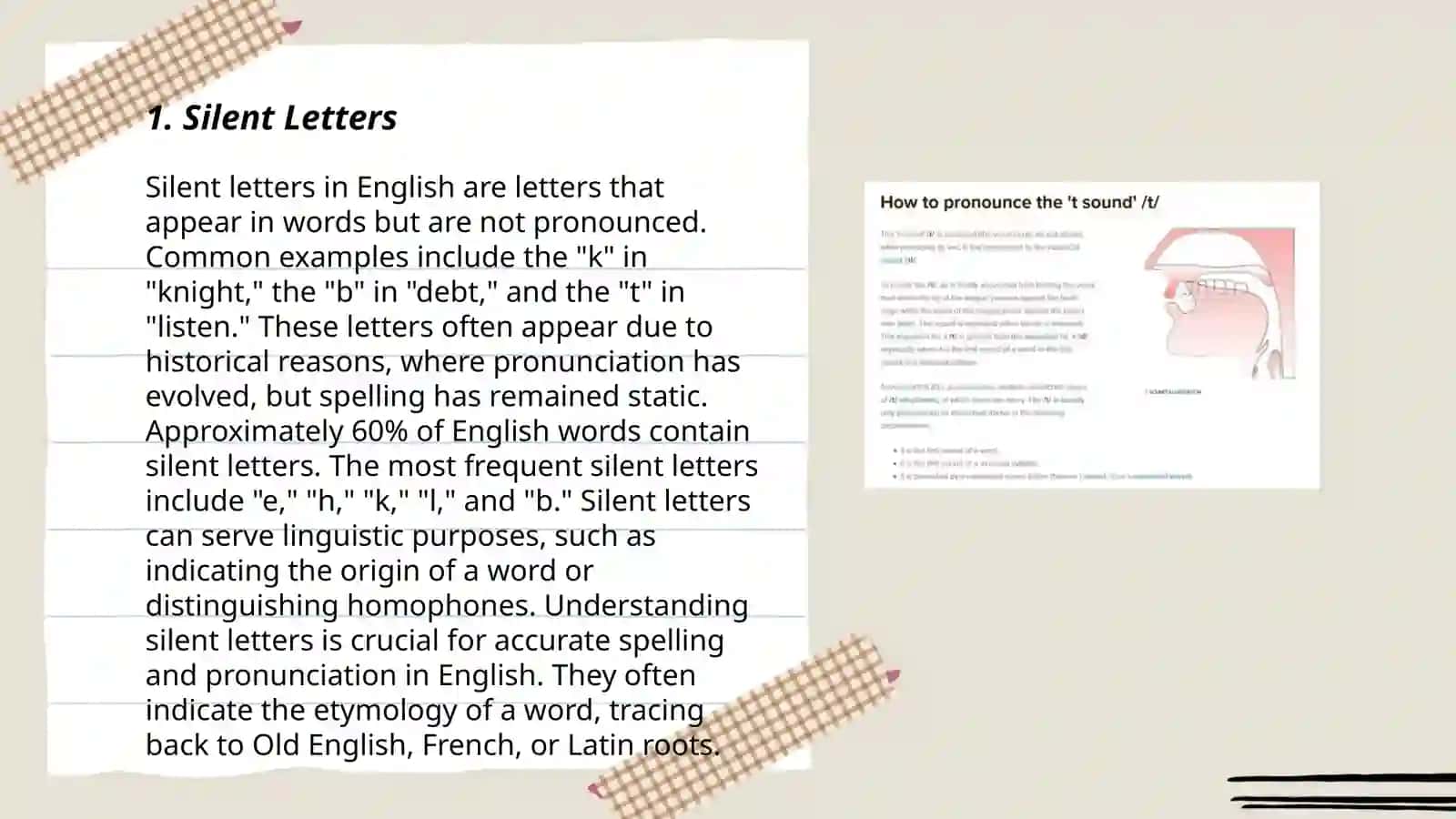 Silent Letters 3