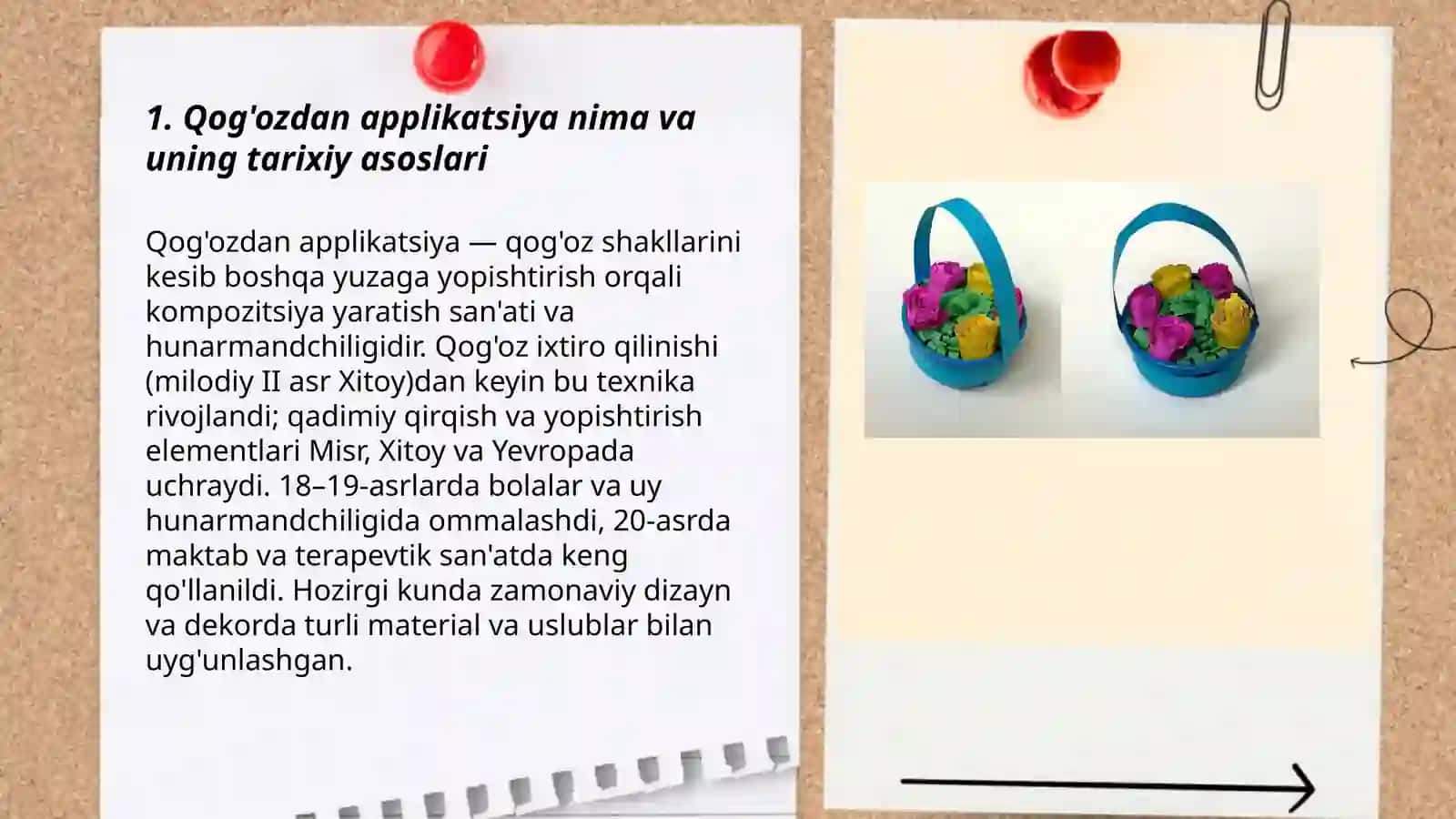 Qog'ozdan applikatsiya yasash 3