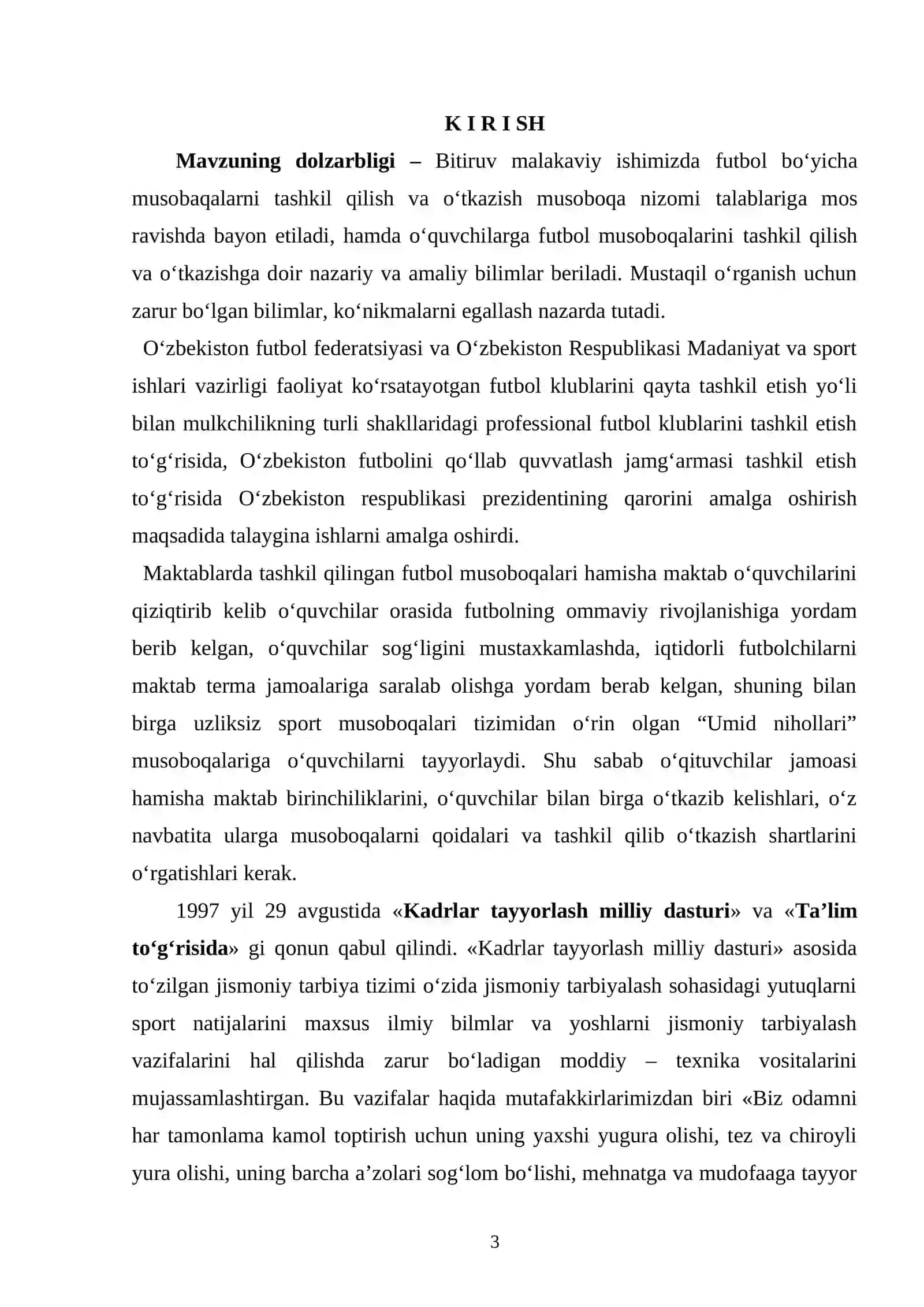 Futbol musobaqalarining umumiy qoidalari 3