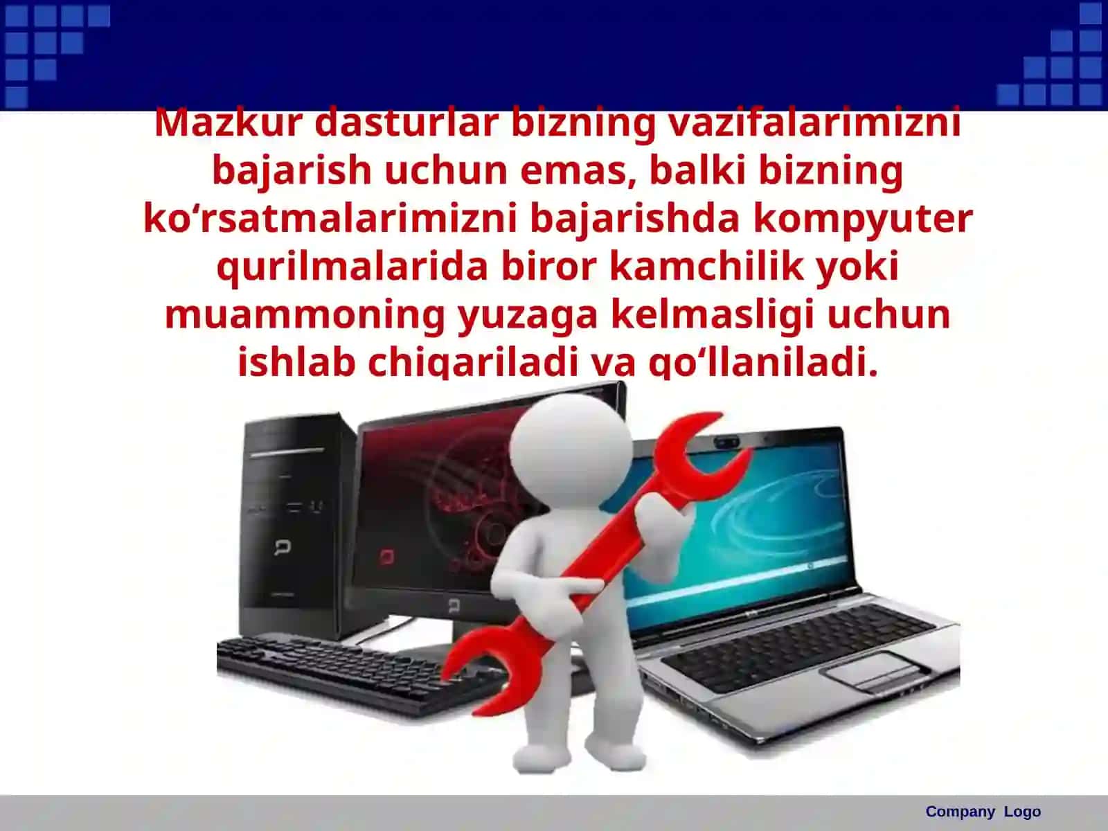 8-sinf Informatika Operatsion sistemani tashkil etuvchi dasturlar va qobiq-dasturlar 3