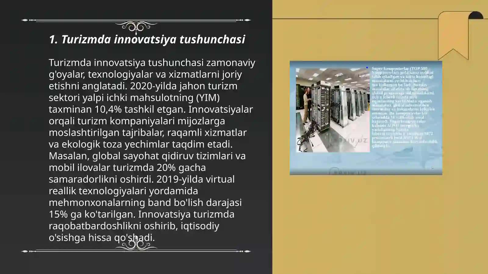 Turizmda innovatsiya nima va uning turlari va bosqichlari 3