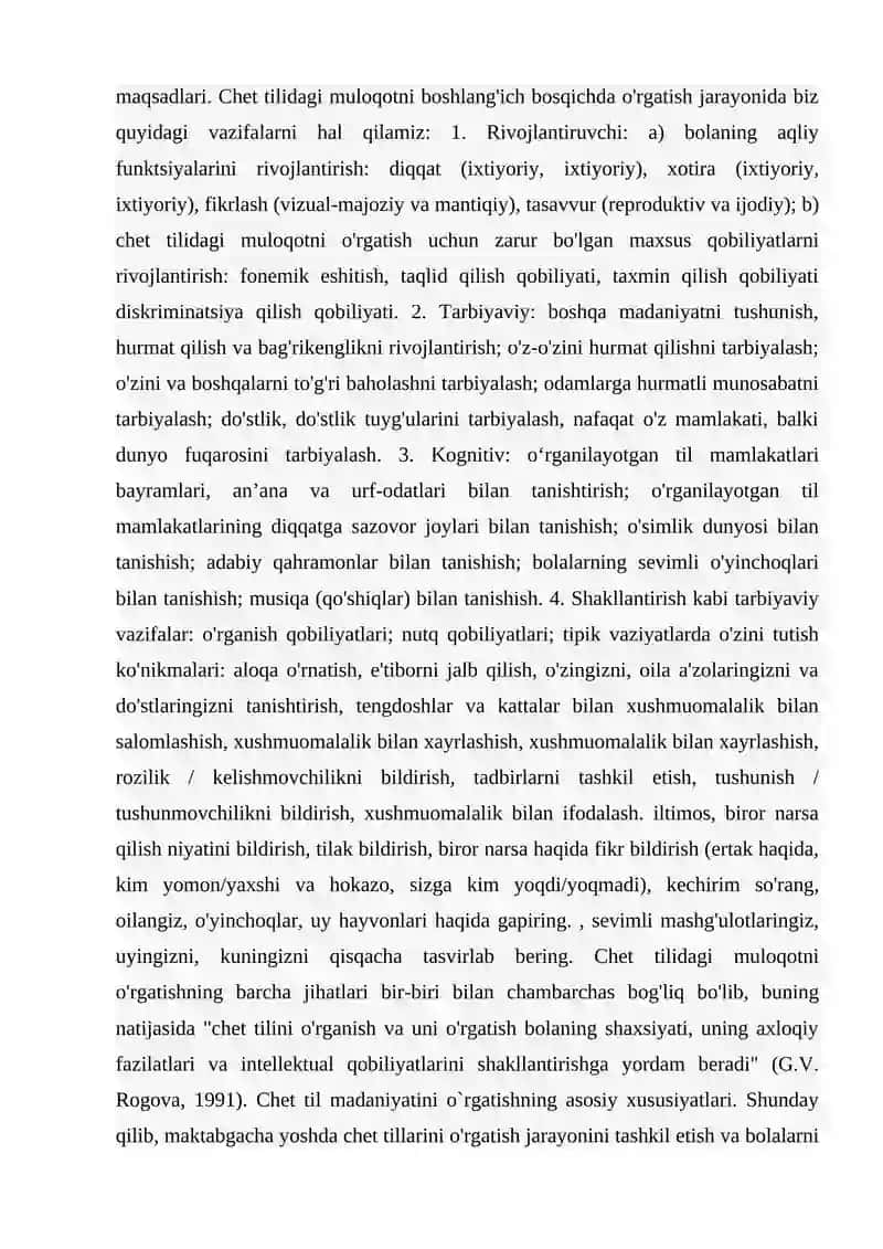 Bolalarni o'rganayotgan til mamlakati madaniyati 3