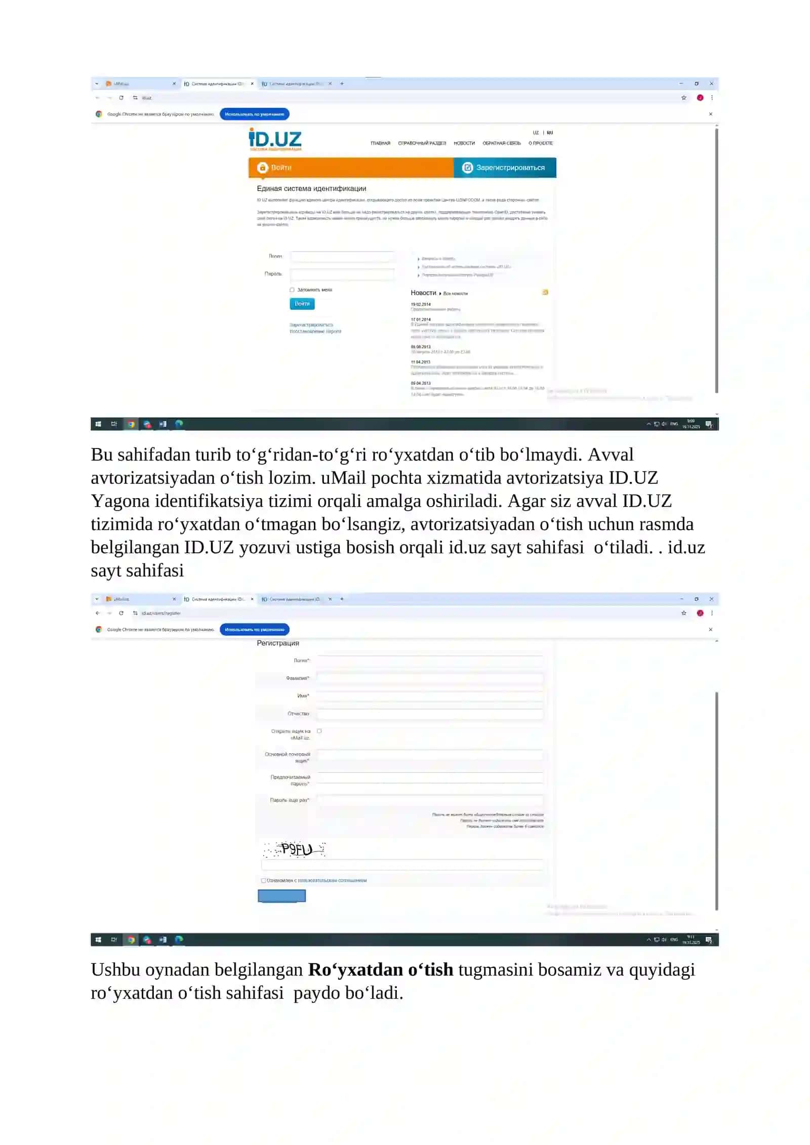 INTERNET XIZMATLARI BILAN Ishlash 3