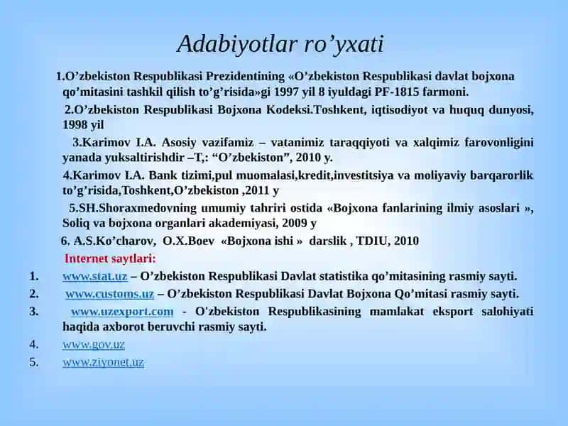 BOJXONA ISHINING SHAKLLANISHI VA RIVOJLANISHI TARIXI 3
