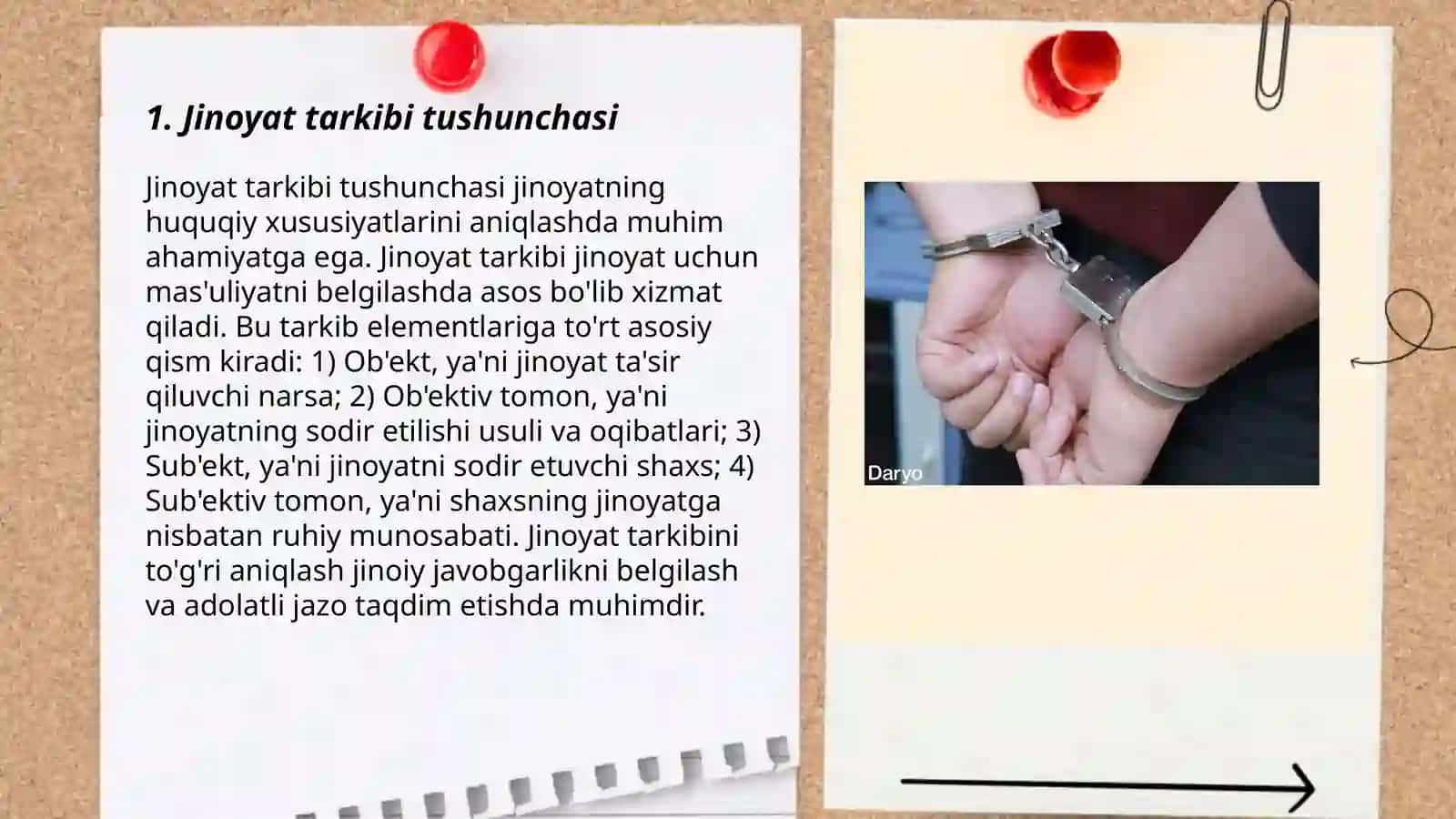 Jinoyat tarkibining zaruriy va fakultativ belgilari 3