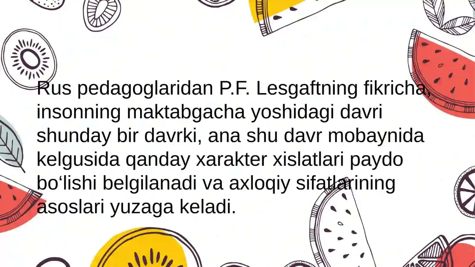 Maktabgacha tarbiya davridagi bolalar taraqqiyoting umumiy shart-sharoitlari 3