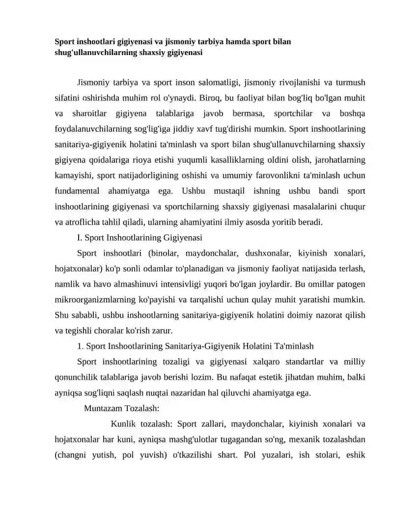 SPORT INSHOOTLARI GIGIYENASI VA JISMONIY TARBIYA 3