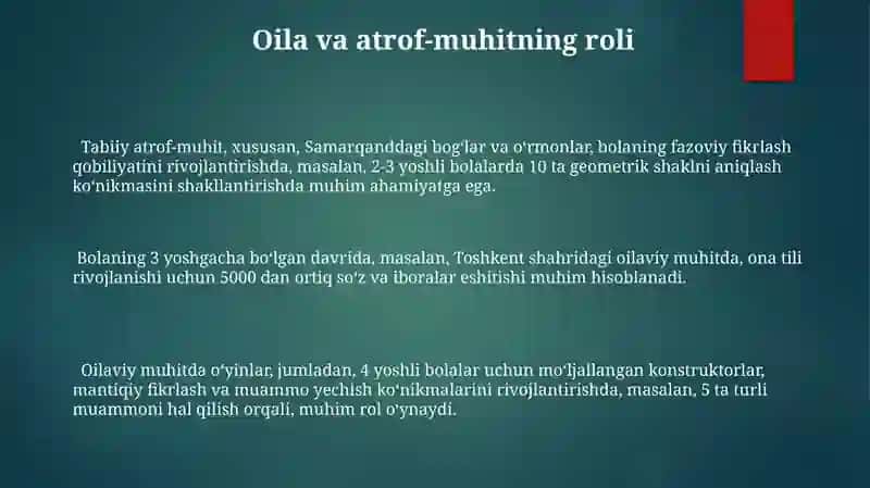 Maktabgacha yoshidagi bolalar bilish jarayonlarining rivojlanishi 3