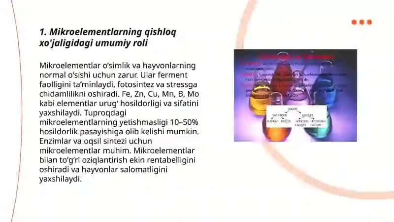 Mikroelementlar haqida 3