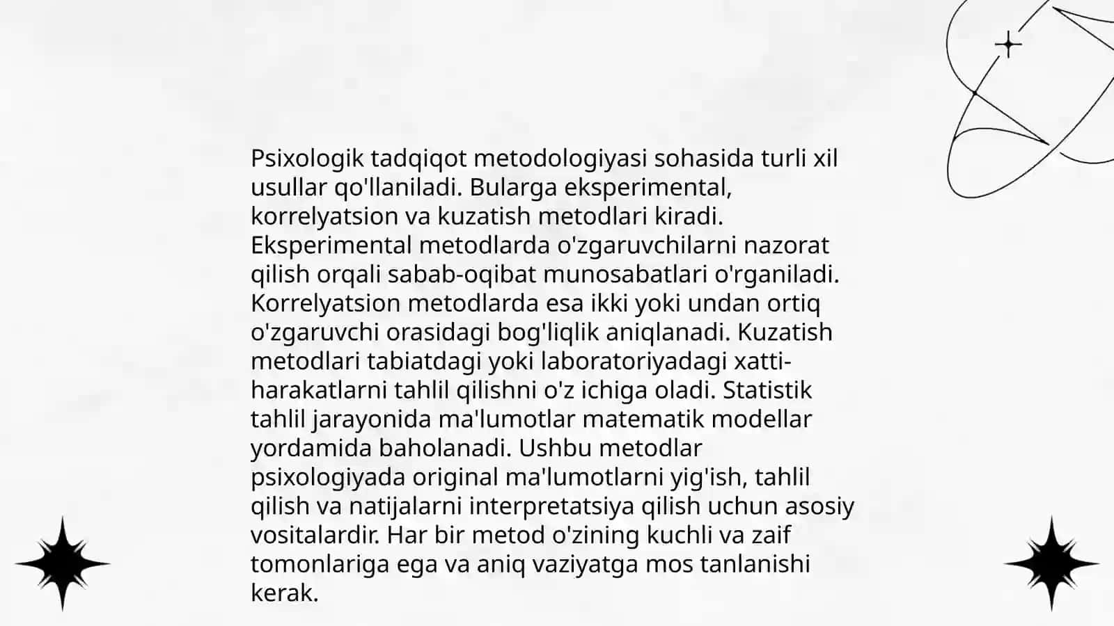 Psixologik eksperiment jarayoni 3