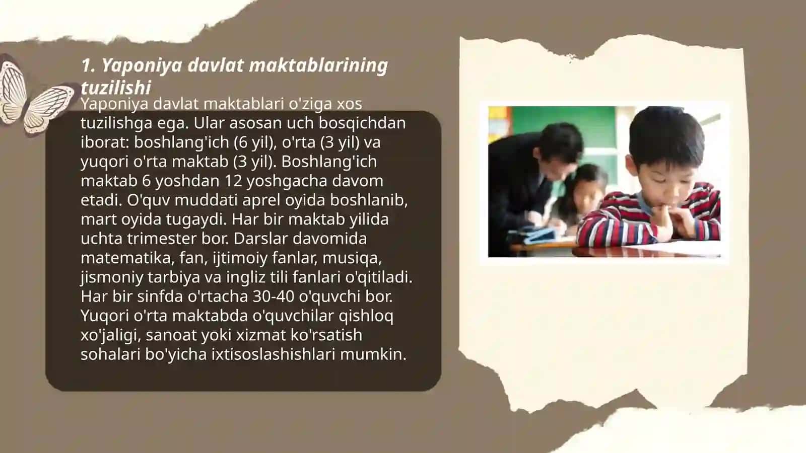 Yaponiya davlatning ta'lim tizimi 3