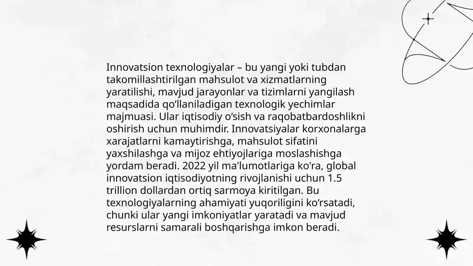 Innovatsion Texnologiyalar Tushunchasi 3