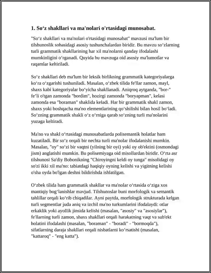SOʻZLARNING SHAKL VA MAʼNO MUNOSABATIGA KOʻRA TURLARINI OʻQITISHDA GRAMMATIK JADVALLARNING OʻRNI 3