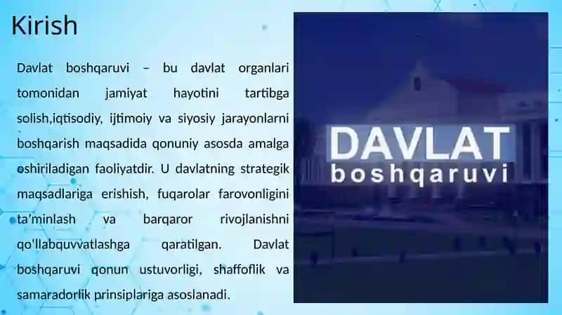 DAVLAT BOSHQARUVI USLUBLARI TUSHUNCHASI VA ULARNING XUSUSIYATLARI 3