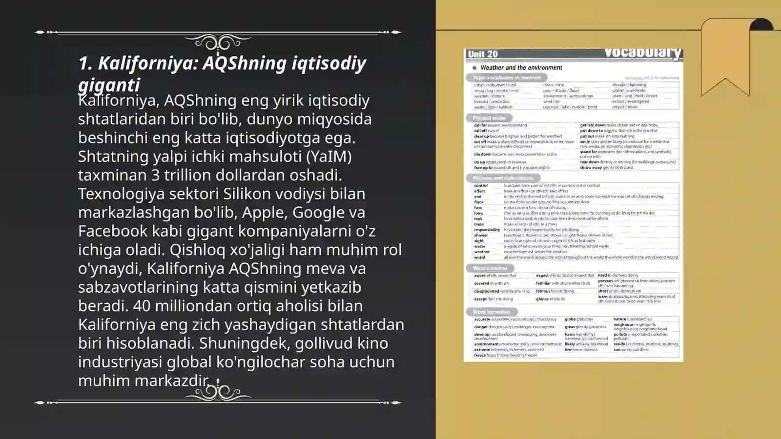 Amerikaning eng rivojlangan davlatlari va ularning jahon iqtisodiyotida tutgan urni 3