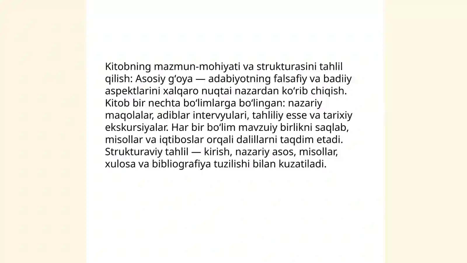 Jahon adiblari adabiyot haqida 3