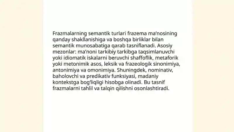 Frazmalarning semantik turlari omonim sinonim antonim 3