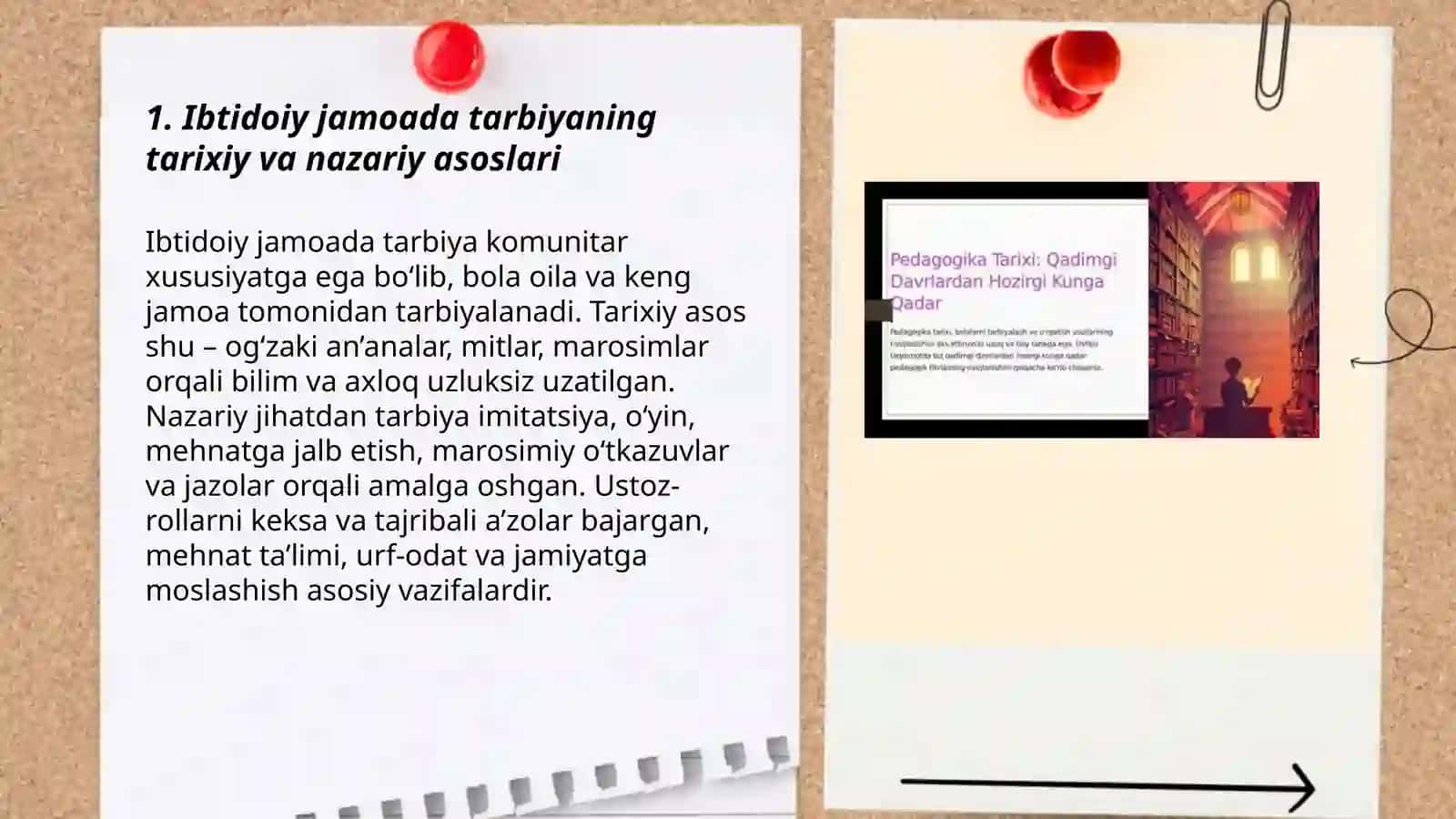 Pedagogika tarixi fan sifatida ibtidoiy jamoada tarbiya 3