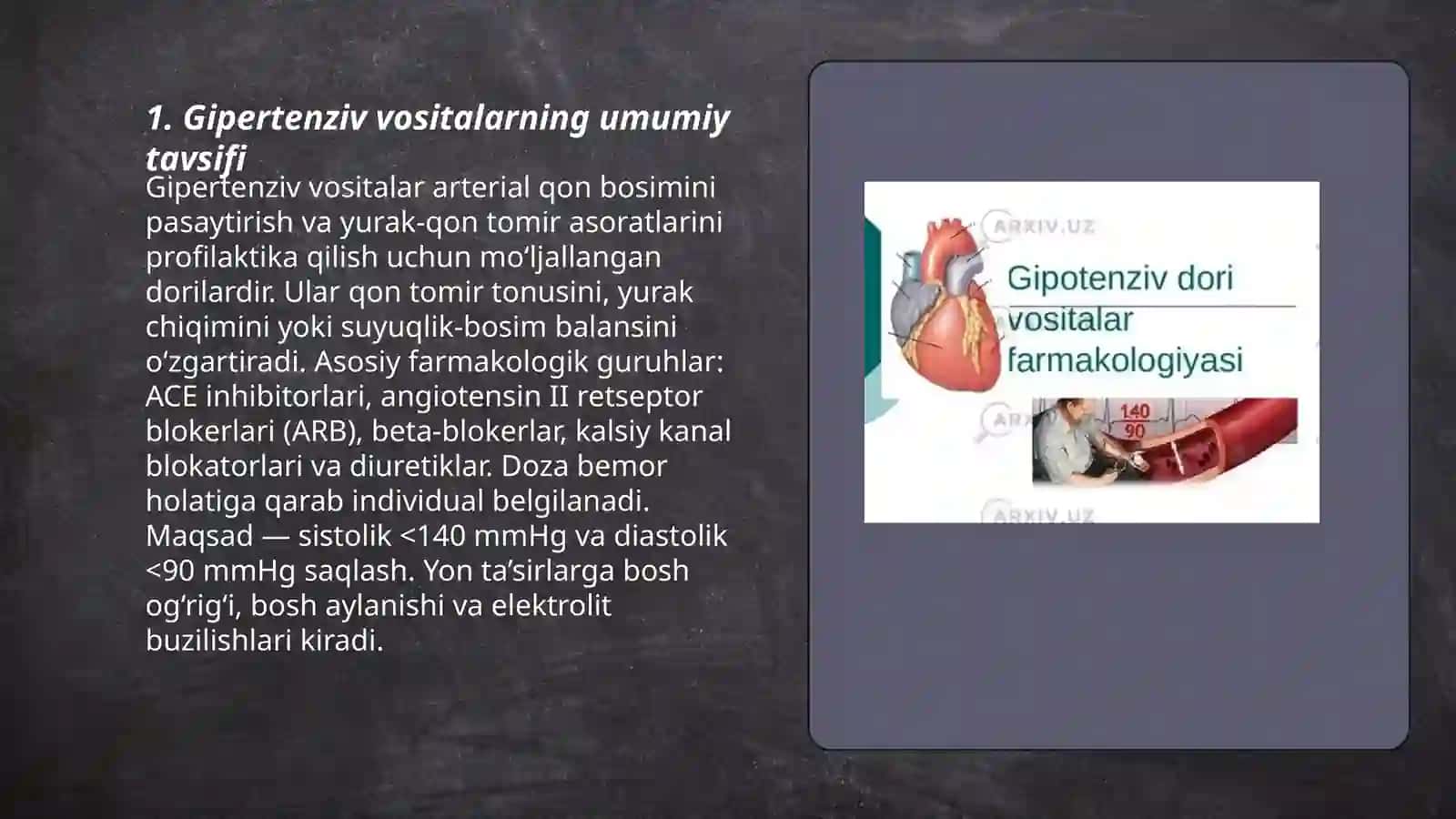 Gipertenziv vositalar 3