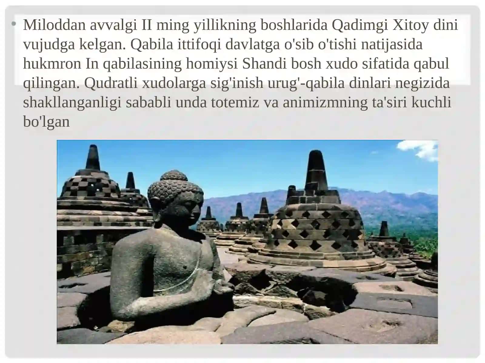 Xitoyning Qadimgi Xitoydinlari 3