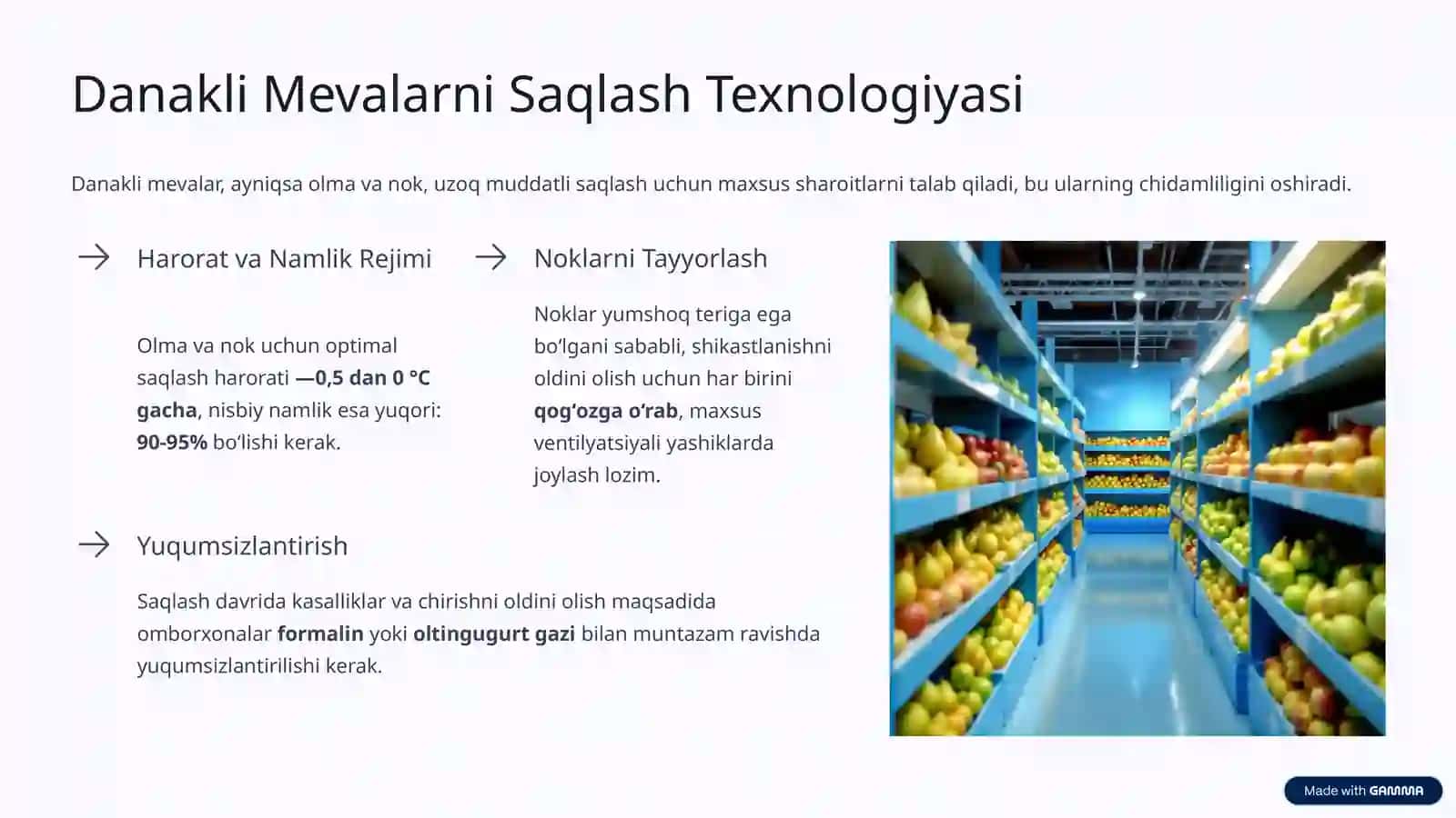 Mevalarni Saqlash va Qayta Ishlash Texnologiyasi 3