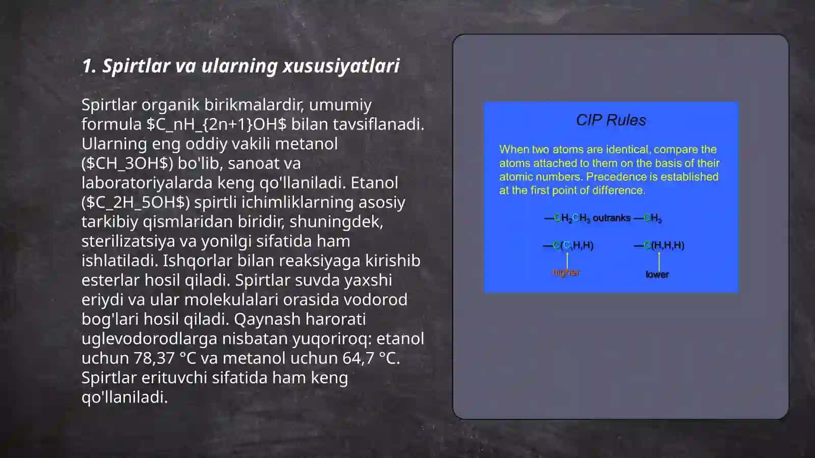 Spirtlar, aldegidlar, ketonlar mavzusida tajribalarni organish 3