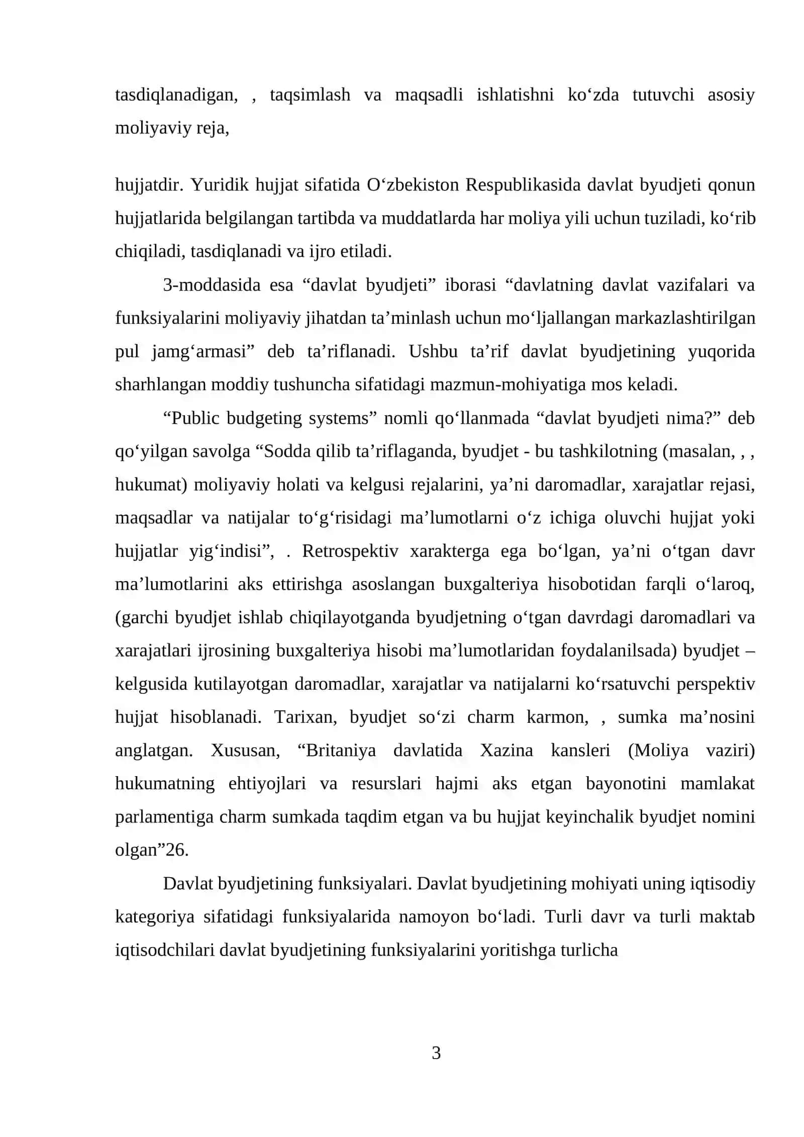Davlat byudjetining ijtimoiy-iqtisodiy mohiyati va funksiyalari 3