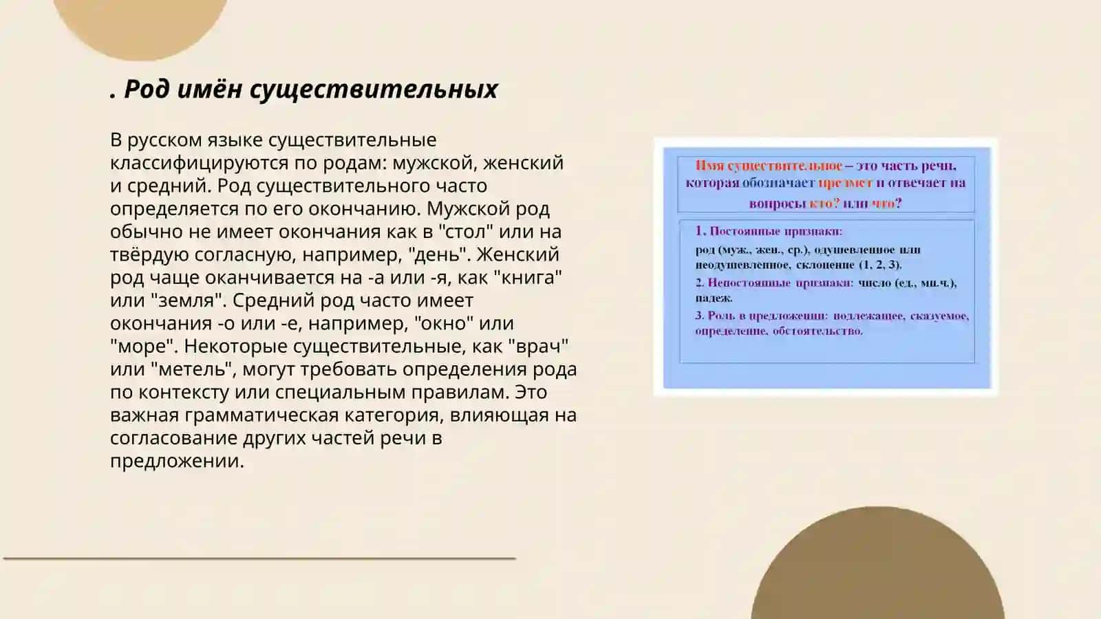 Имя существительное 3