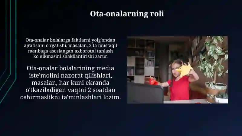 Bolalar uchun Mediasavodxonlikning ahamiyati 3