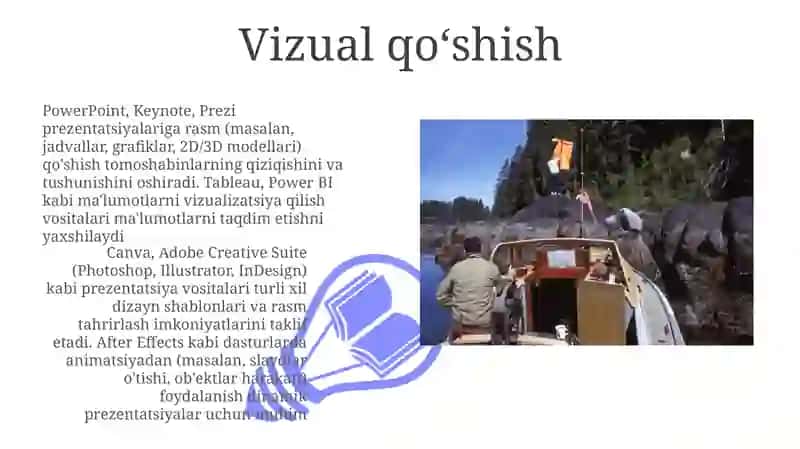 Taqdimotlarni ishlab chiqishning instrumental vositalari 3