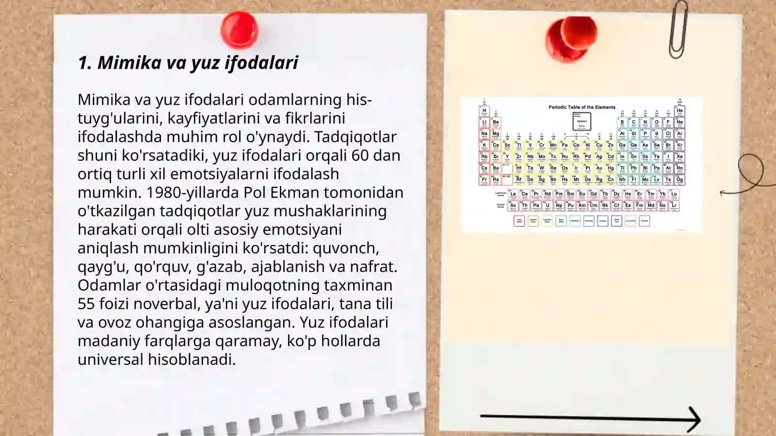 Noverbal aloqa vositalari. Imo ishoralar. Mimik poza 3