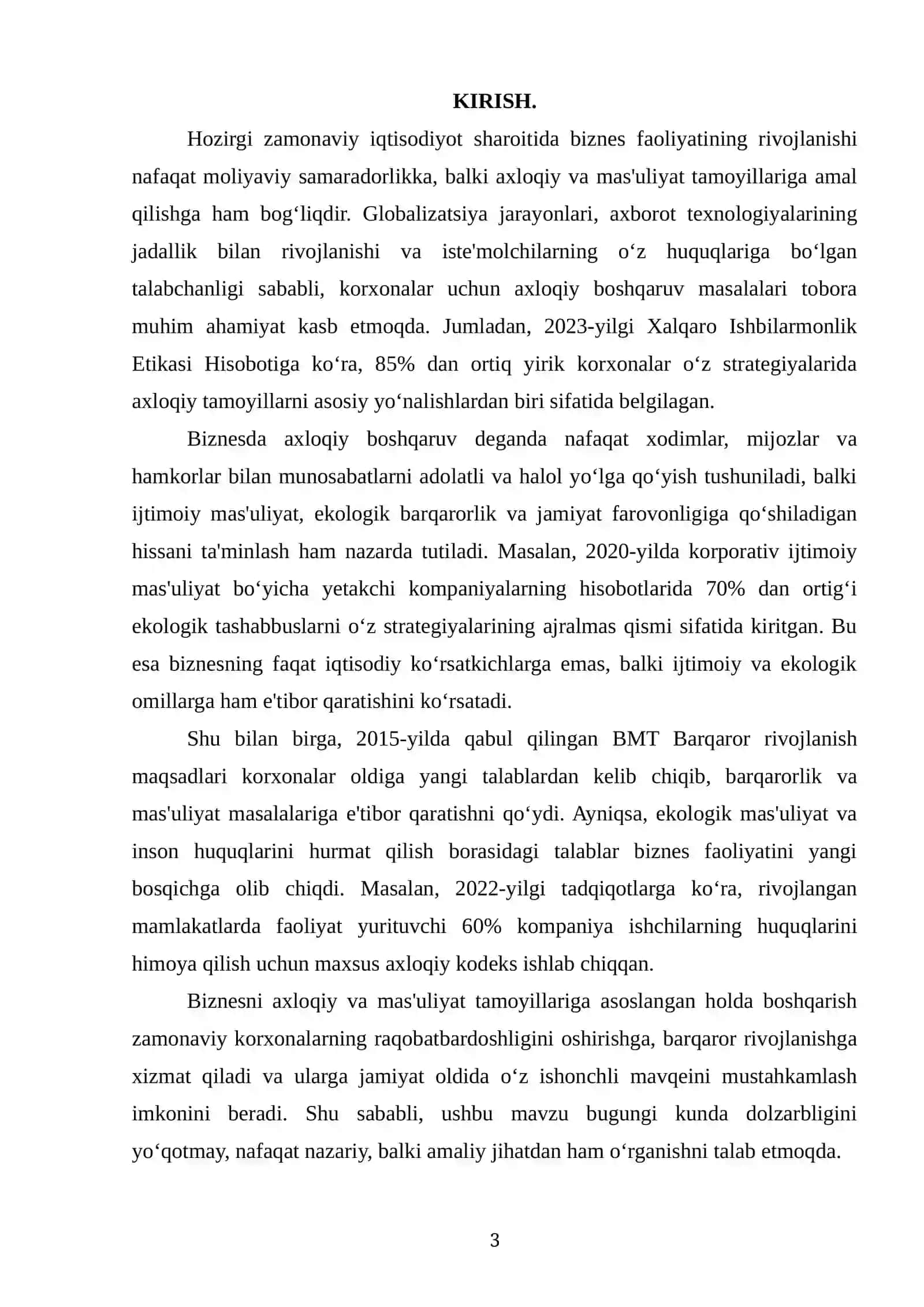 BIZNESNI BOSHQARISHDA AXLOQIY VA MAS'ULIYAT JIHATIDAN BOSHQARISH 3