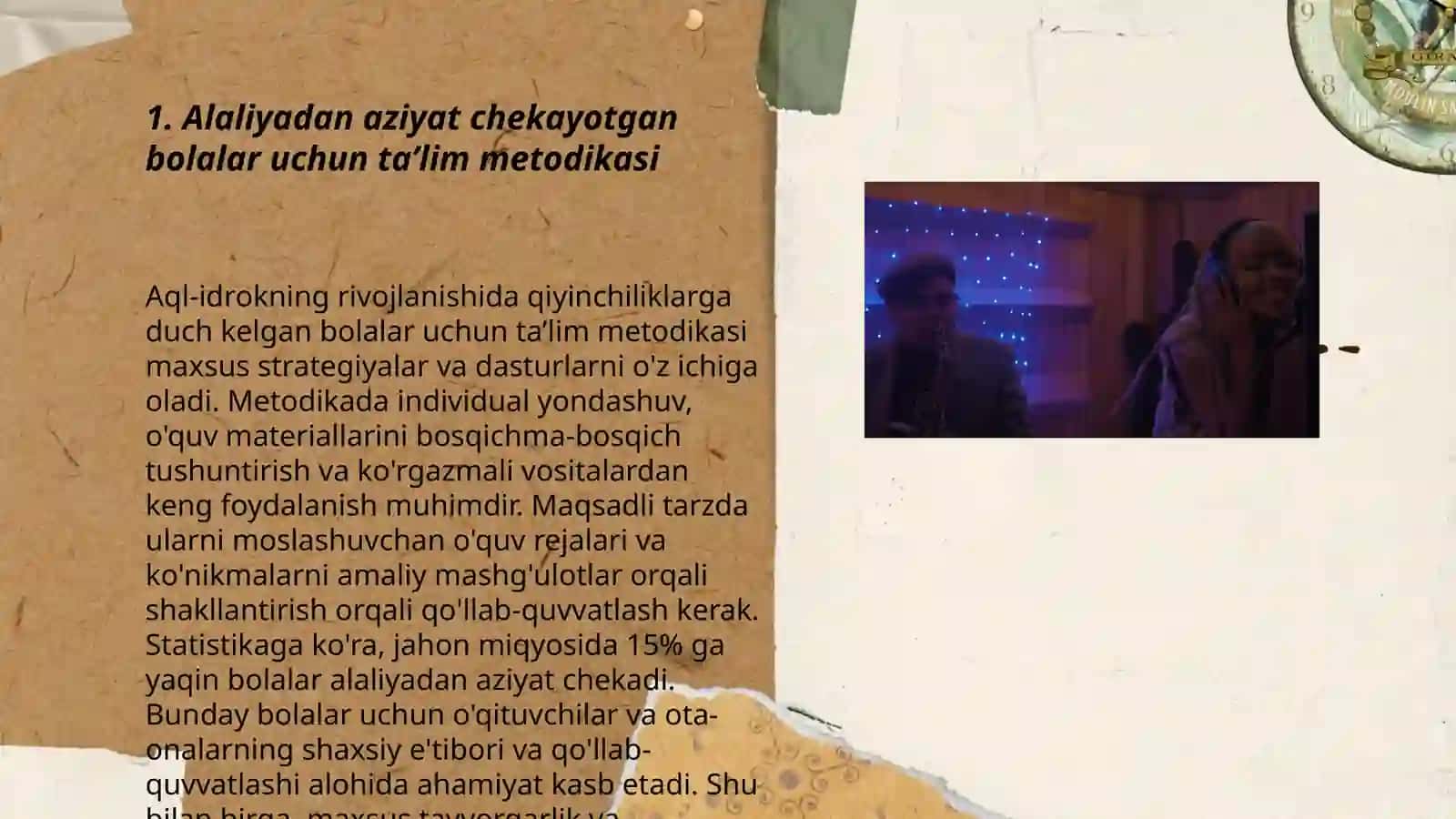 Alaliyada taʼlim ehtiyojlari boʻlgan bolalar taʼlim jarayonida 3