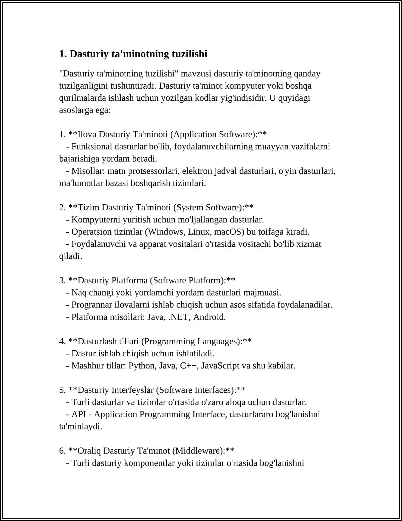 DASTURIY TA’MINOTNING ASOSIY VAZIFALARI VA VOSITALARI 3