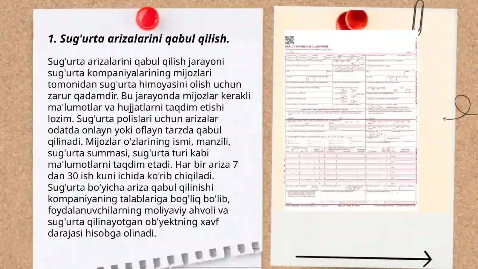 Sug'urta arizalarini qabul qilish jarayoni 3
